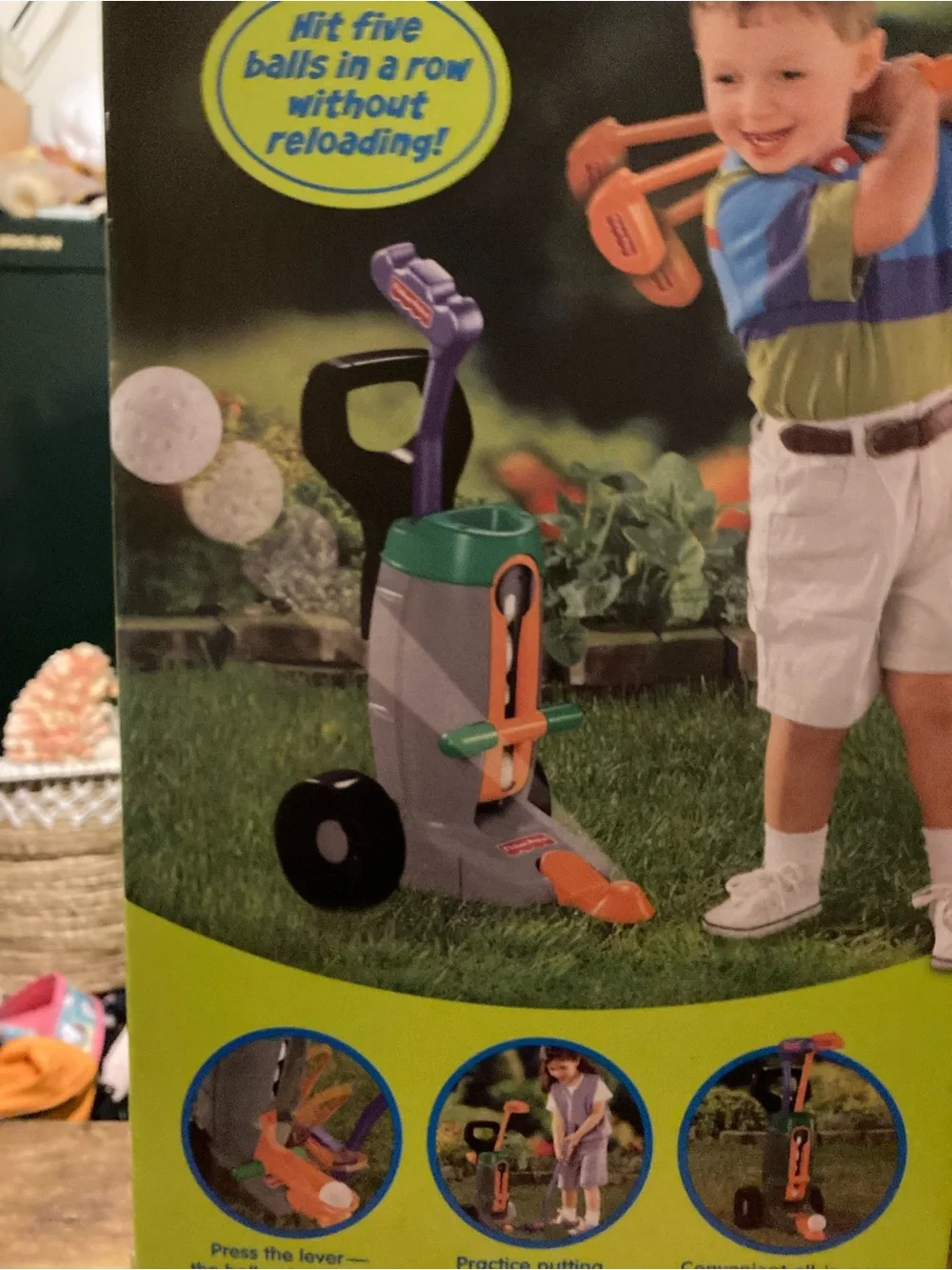 Vintage Fisher Price 1998 golf set